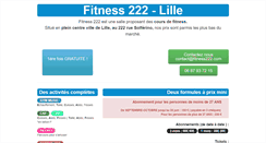 Desktop Screenshot of fitness222.com