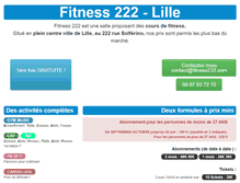 Tablet Screenshot of fitness222.com